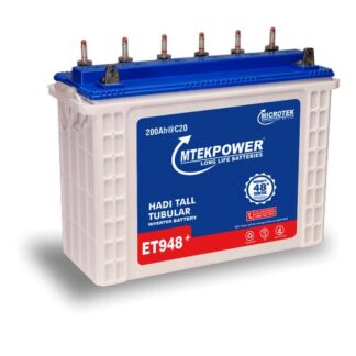 Microtek ET 948 200Ah Tall Tubular Battery